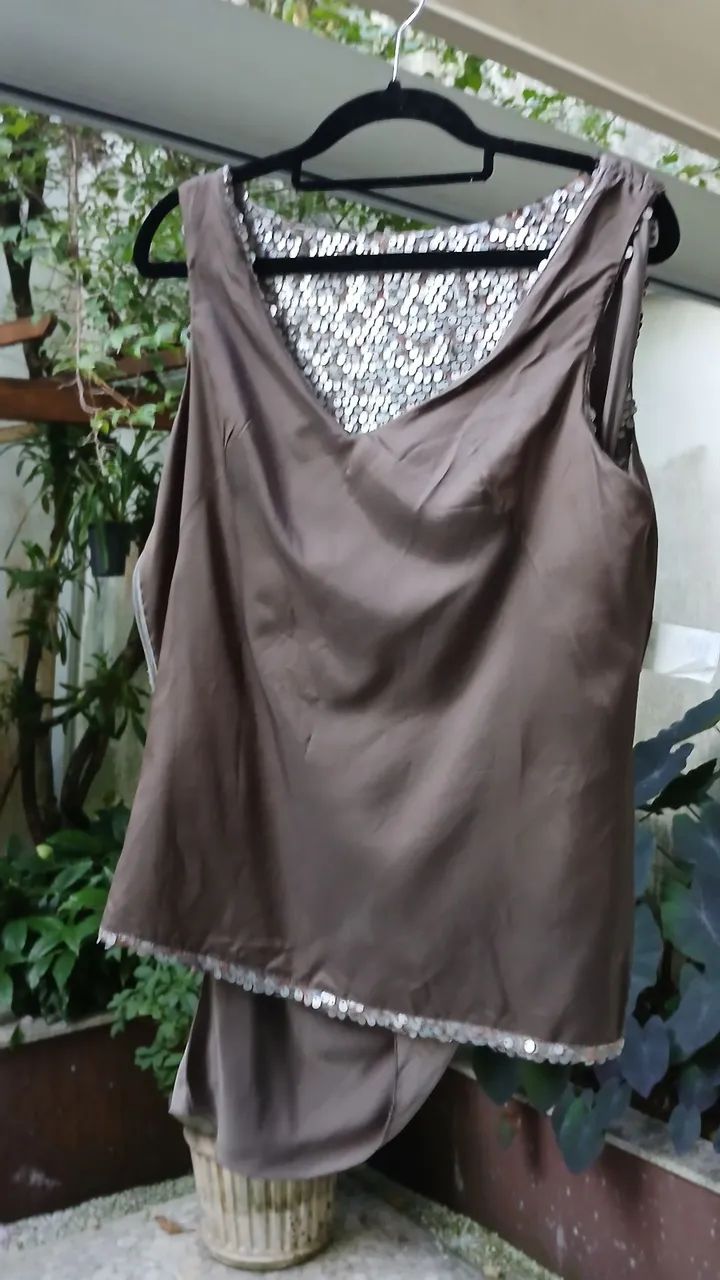 Blusa de paetês da Mara Mac - Foto 5
