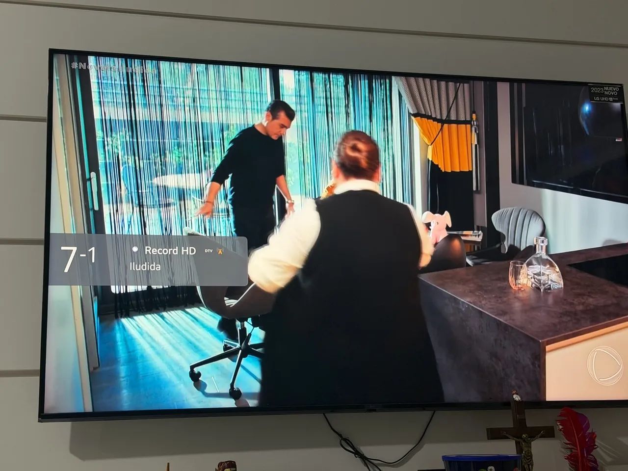 Vendo linda smart tv 75 polegadas LG uhd ia thing  - Foto 4