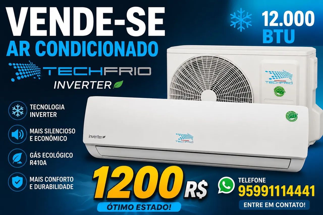 Ar condicionado techfrio inverter 
