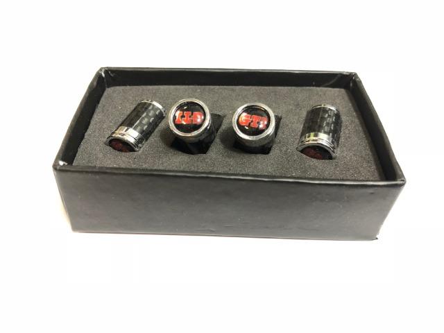 Bico De Válvula Carbono Tampa Pneu Volkswagen Gti