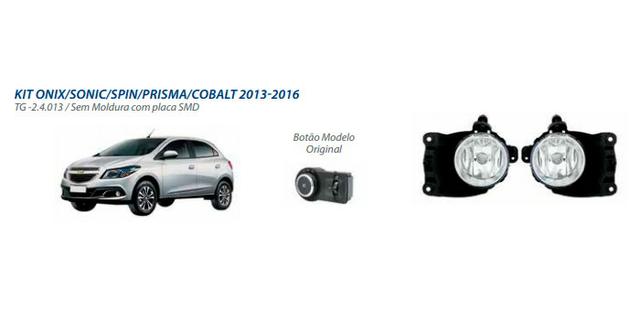 Kit Farol De Milha Onix Cobalt Sonic Spin Prisma 2013/2016