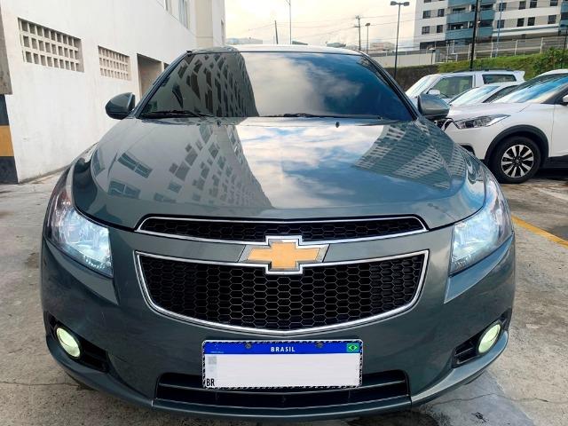 Analiso Troc- Cruze Sedan LT Cinza 13/13 Automático Completo Nada à fazer e IPVA 2019 Pago - Foto 2