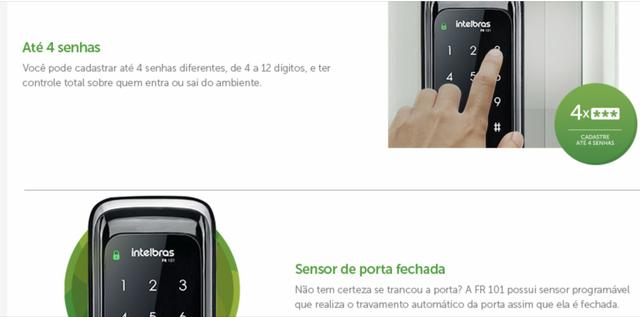 FR 101 - Fechadura Digital (entrego no metro linha azul até 3x cartão) - Foto 4