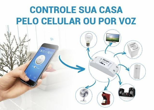 Interruptor WiFi Inteligente Básico Inteligente - P/ Automação Residencial- Branco - Foto 2