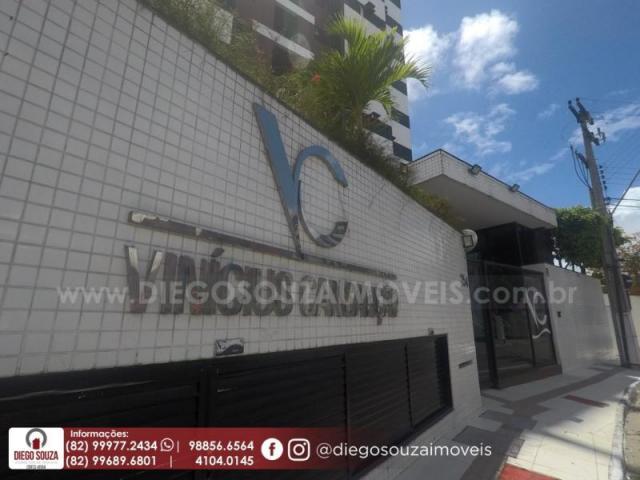 Apartamento para venda em maceió, farol, 3 dormitórios, 1 suíte, 1 banheiro, 2 vagas