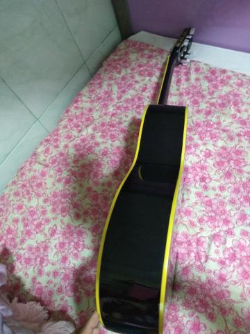 Violão semi novo preto - Foto 3