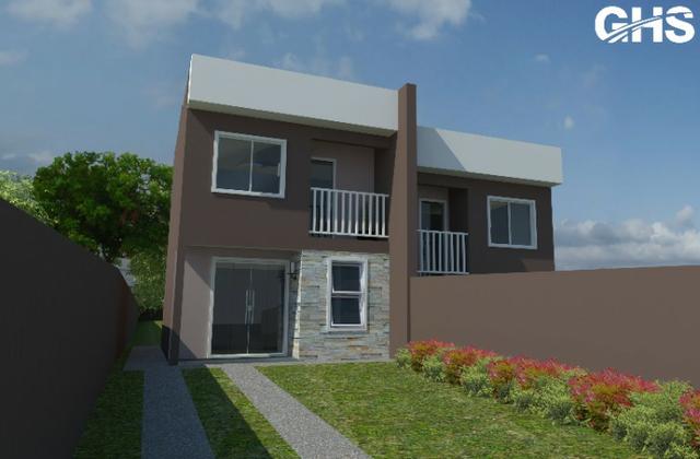 Sobrados Novos 3 dormitorios super terreno 310m² 79 m2 construido financiamento facilitado - Foto 2