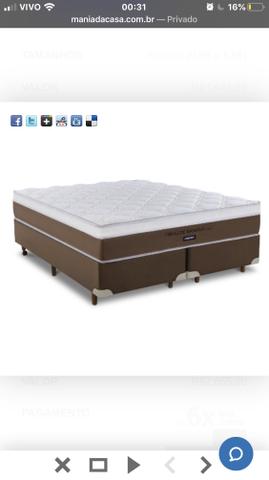 Cama Box e Colchão King