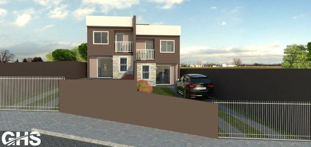 Sobrados Novos 3 dormitorios super terreno 310m² 79 m2 construido financiamento facilitado - Foto 3