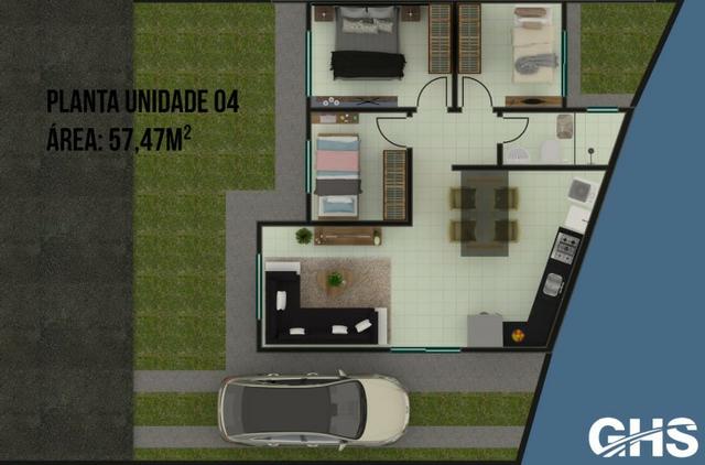 Casas novas 3 dormitorios bairro jd ceu azul campo largo, entrada facilitada - Foto 7
