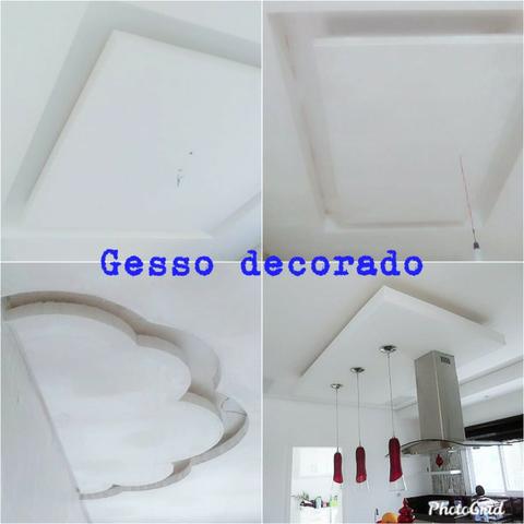 Forro de gesso em geral e pequenos reparos