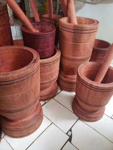 Pilão artesanal