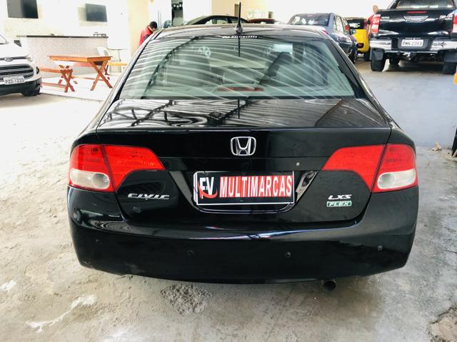 Honda civic 2008 Automático couro GNV G5 Pneus novos Revisado - Foto 6