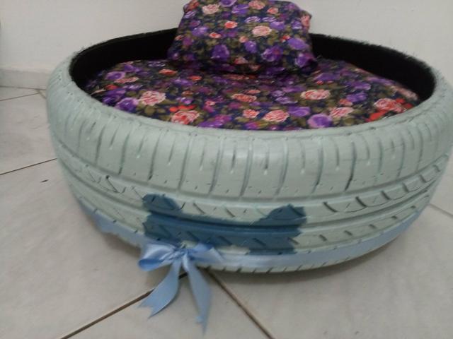 Cama de pneu pet - entrega gratuita Sorocaba