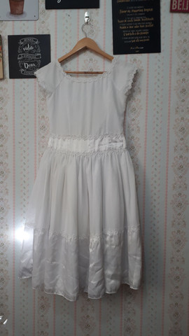vestido branco olx