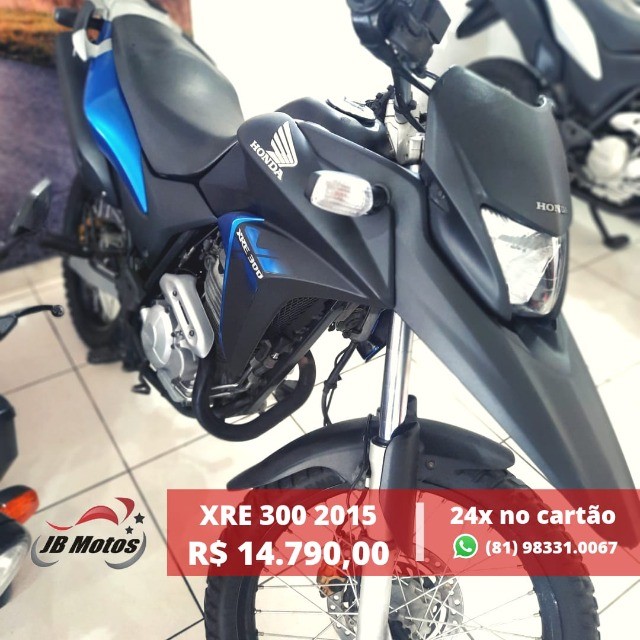 JB-HONDA XRE 300 2015 ENT. + 24X DE R$ 641,50 NO CARTÃO DE CRÉDITO.