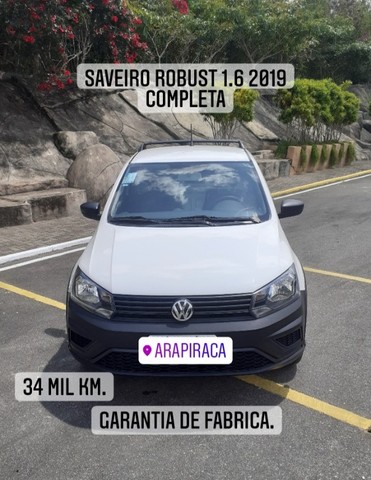 SAVEIRO ROBUST 1.6 2019 34MIL KM.