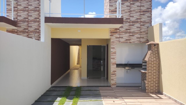 Casa nova com 2 quartos, piscina, solarium amplo em Jacumã - Conde - Paraíba