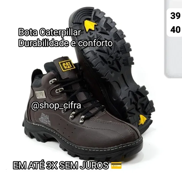 Bota Caterpillar Costurada - Artigos infantis - Cidade Nova