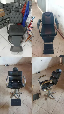 Vendo cadeira de barbeiro reclinável em perfeito estado - Outros itens para  comércio e escritório - Milionários (Barreiro), Belo Horizonte 1255713650