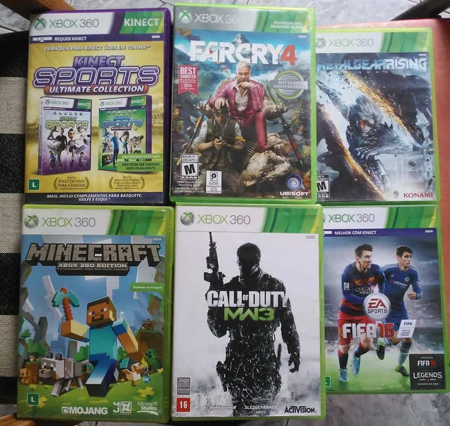 Jogos xbox 360 midia fisica  +395 anúncios na OLX Brasil