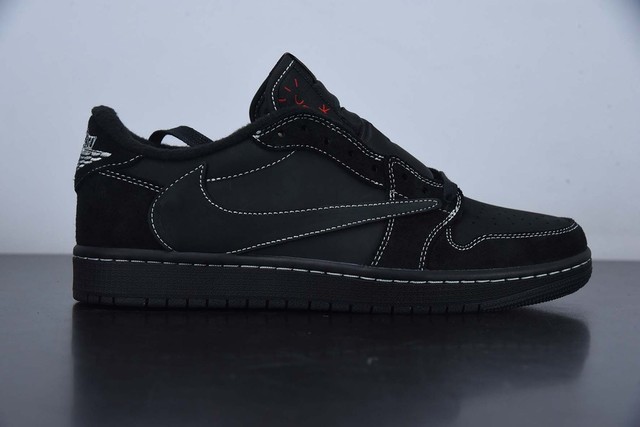 Tênis Air Jordan 1 Low X Travis Scott 'Black Phantom' - Foto 3