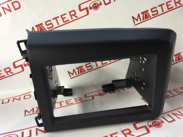 moldura 2din 9'' para honda civic 2012 a 2016 preta  - Foto 4