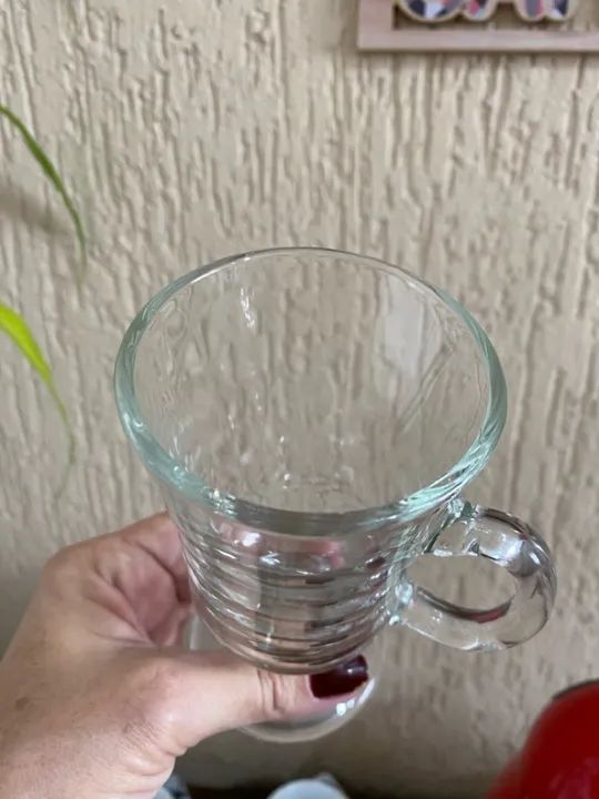 2 xícaras de vidro para chocolate, café com leite e outras  original dolce gusto 220 ml - Foto 3
