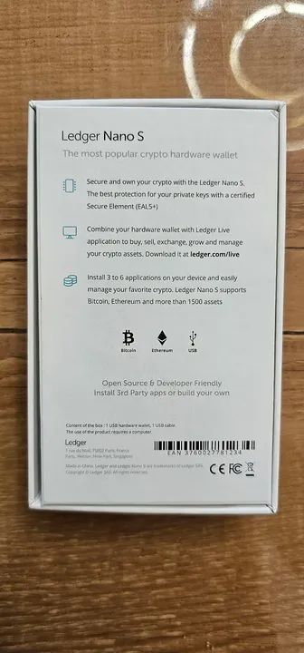 Hardwallet Ledger Nano S - Foto 2