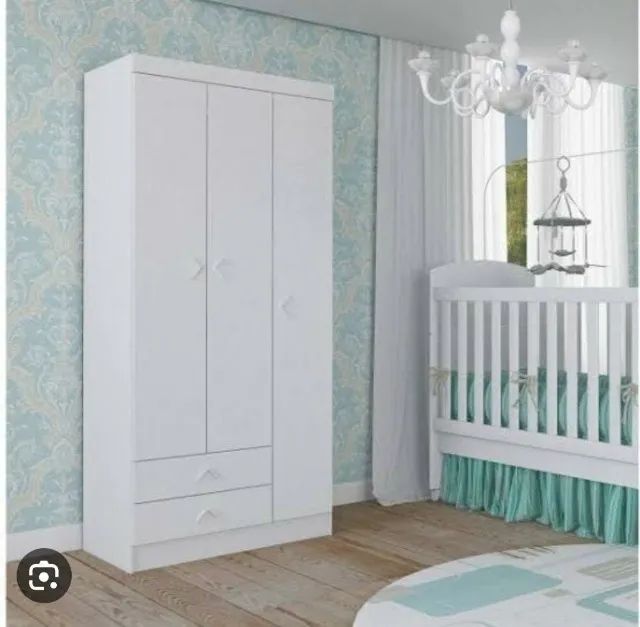 guarda roupa infantil 3 portas 
