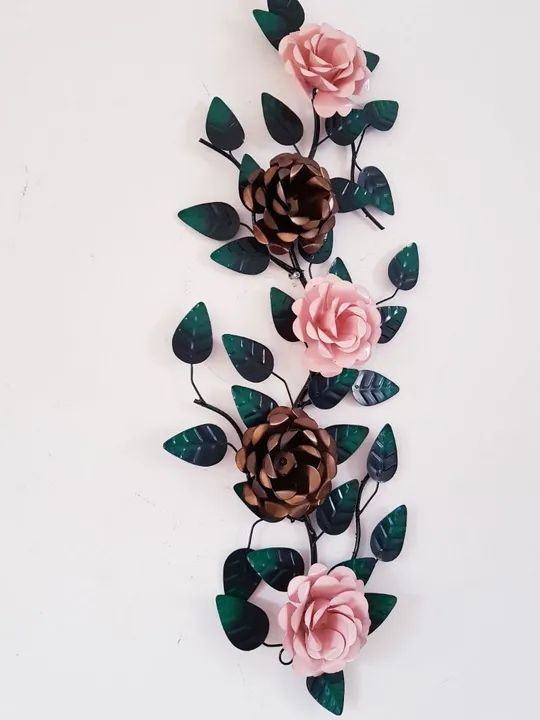 Galho de rosas decorativo Ferro  - Foto 2