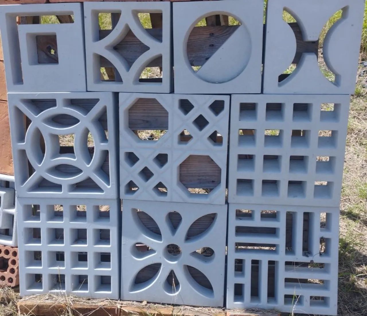 Cobogos de concreto vários modelos64618079563393120