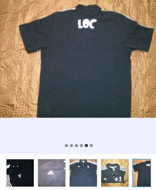 CAMISA ORIGINAL DA ORGANIZAÇÃO DA COPA 2014 NO BRASIL AUTOGRAFADA POR MESSI E DI MARIA.