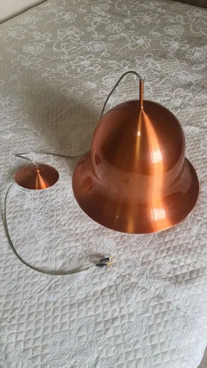 Luminária Pendente de Cobre