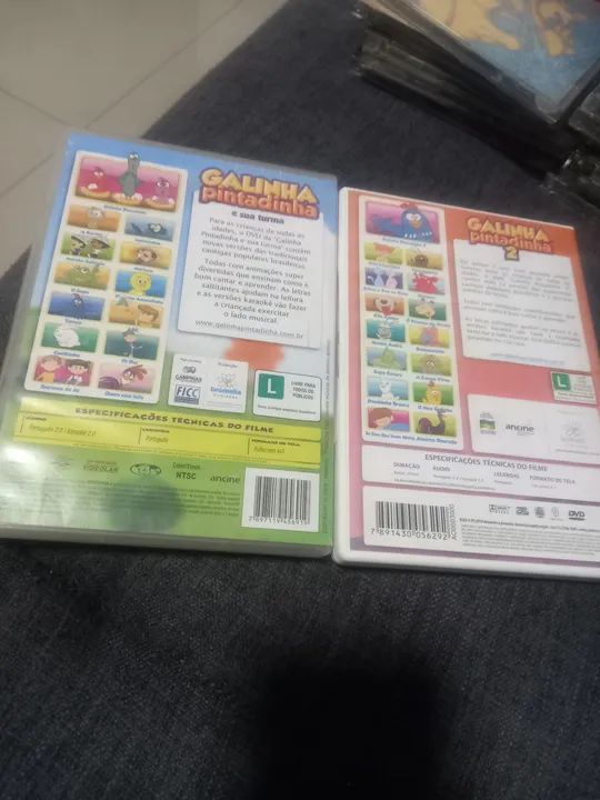 DVD Galinha Pintadinha 1 e 2 - Canções Infantis - Foto 2