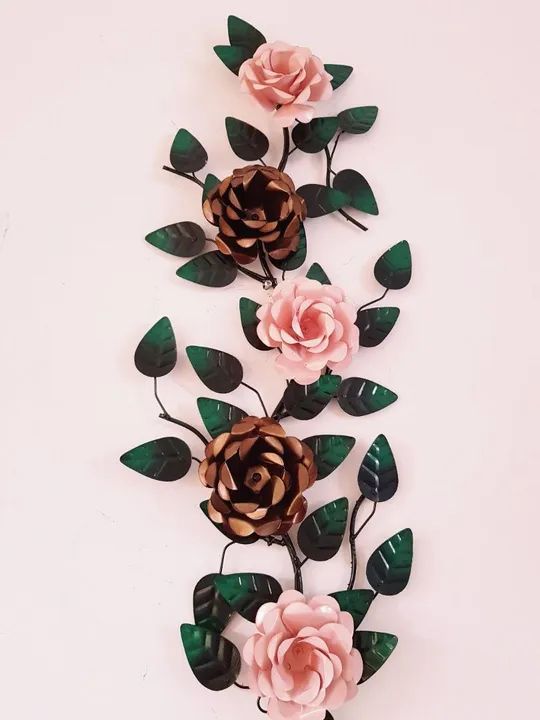 Galho de rosas decorativo Ferro  - Foto 5