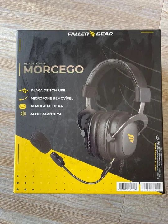 Fone de Ouvido - Gamer Morcego - Fallen Gear 7.1