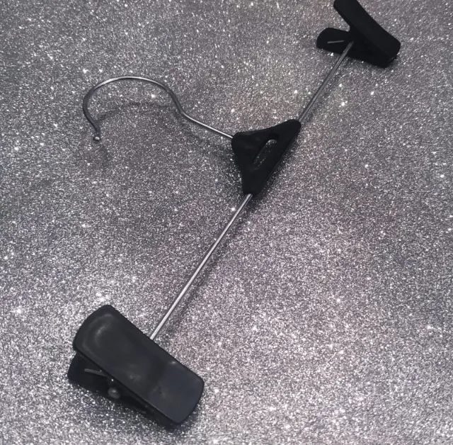 10 Peças Cabides De Plastico E Ferro Cn365 Com Prendedor - Foto 3