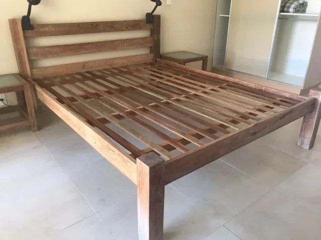 Móveis para quarto: cama, colchão, criados mudos, aparador - Foto 2