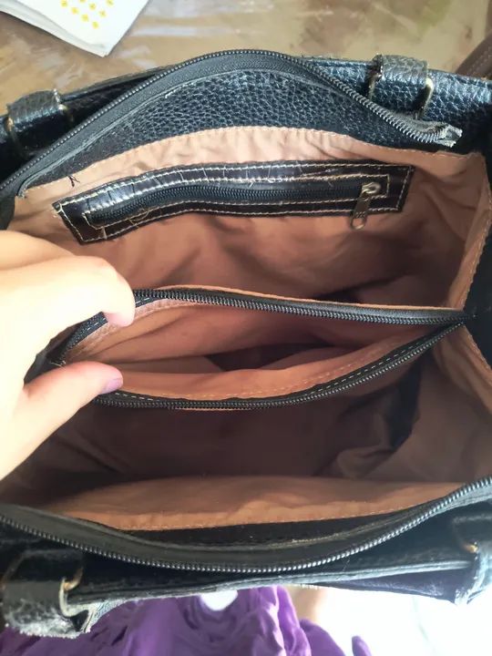 Bolsa feminina em couro - Foto 3
