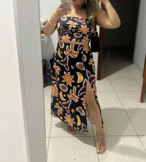 Conjunto estampado Shein