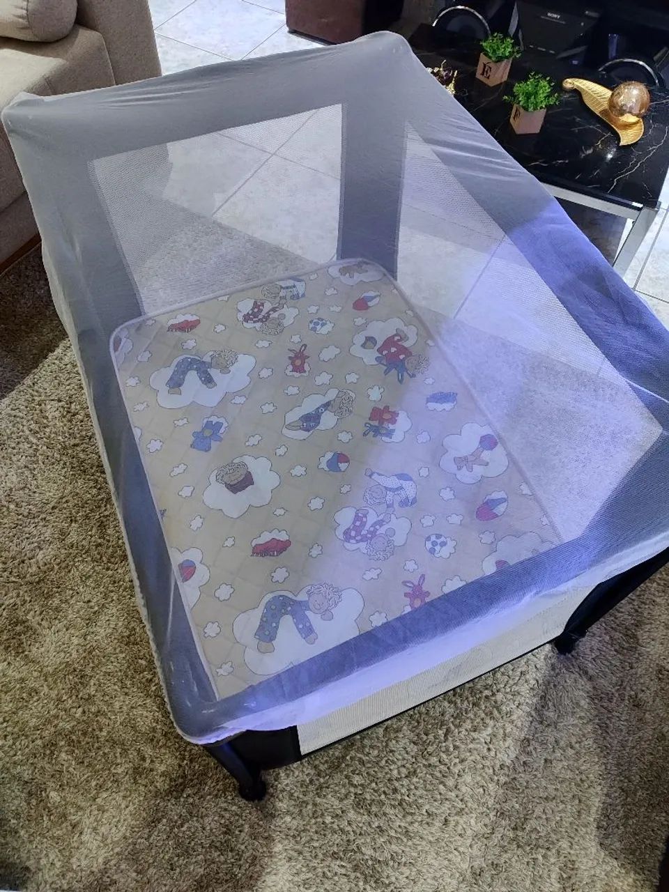 Berço portátil com mosquiteiro Galzerano - Foto 2