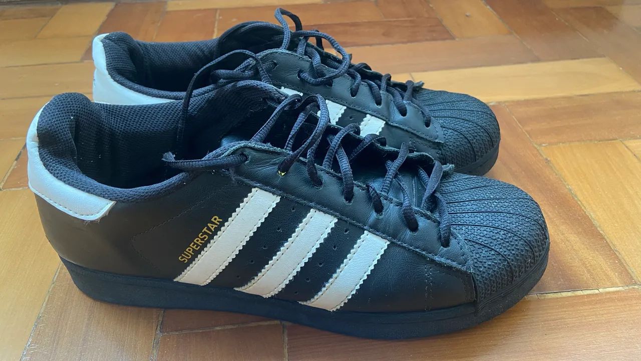 Adidas Superstar preto - Foto 3