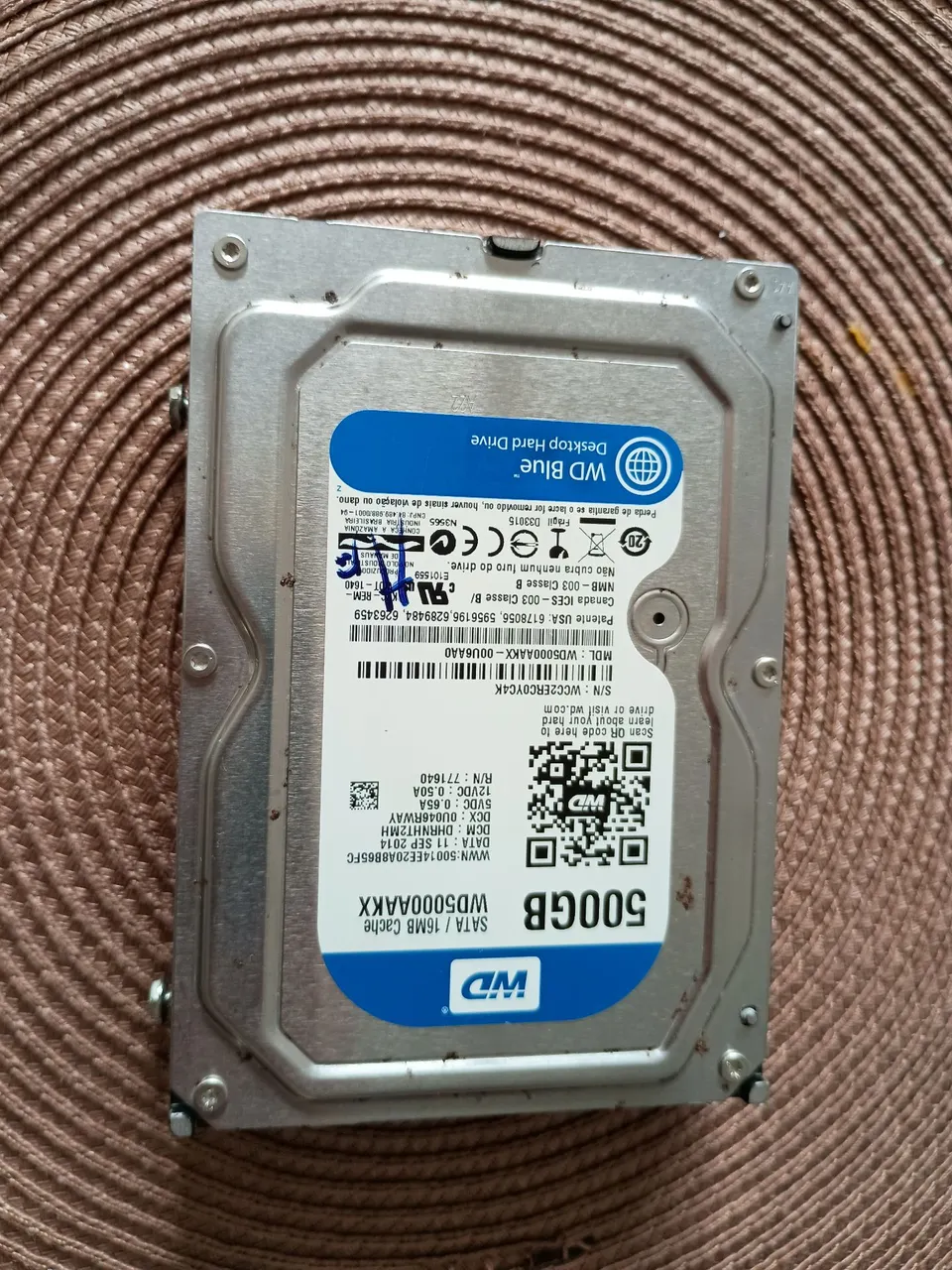 HD WD Blue 500GB SATA Saudável
