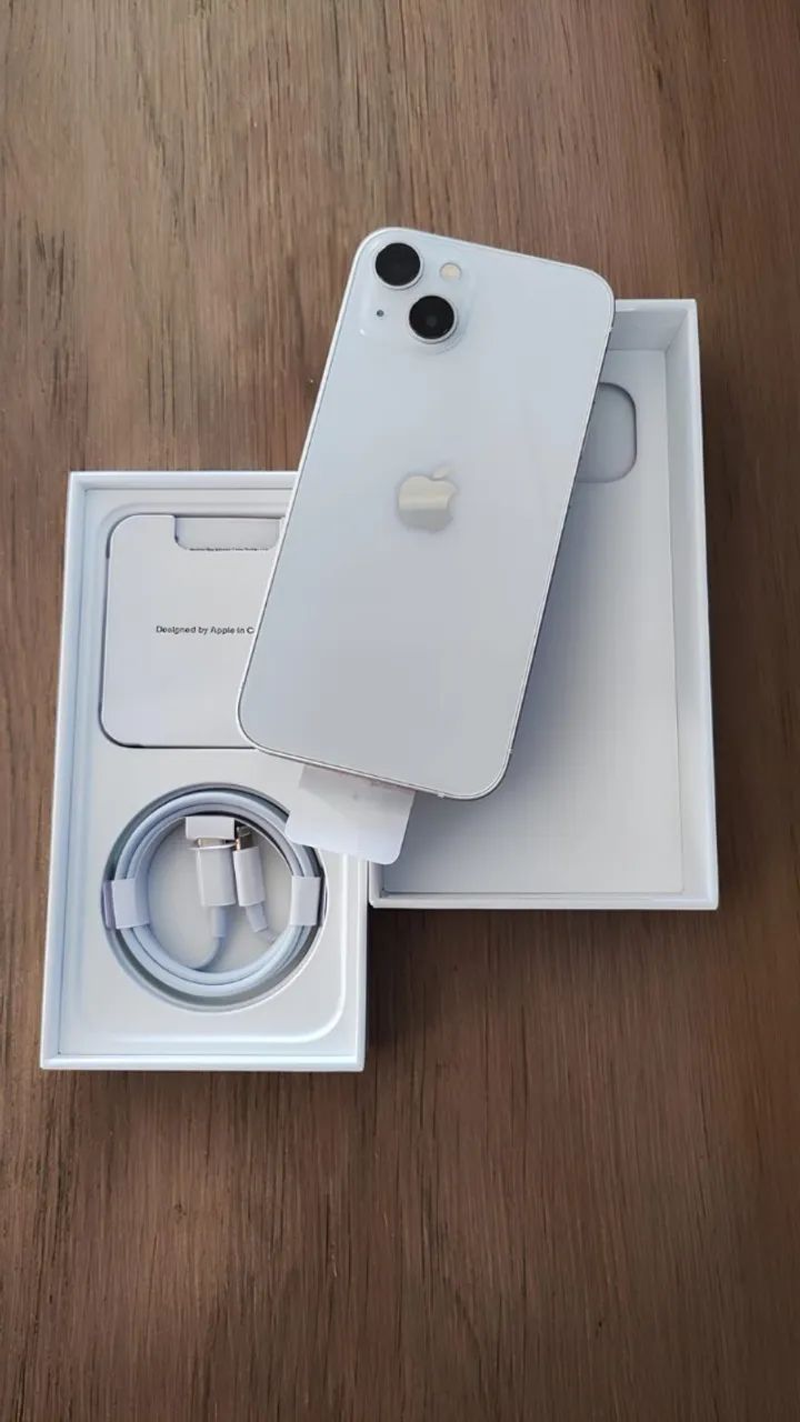 iPhone 13 128GB Branco - NOVO NA CAIXA - Original com Garantia