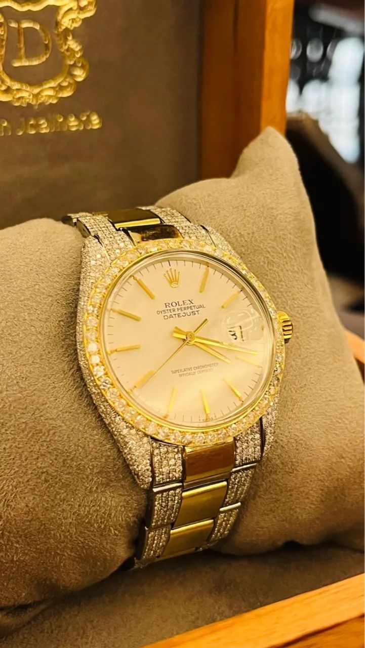 LIQUIDANDO !! ROLEX OURO 18k E DIAMANTES - Foto 2