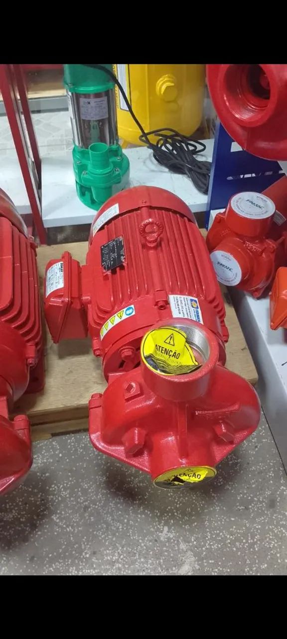BOMBA DE COMBATE INCENDIO 20CV TRIF 220/380/440V PRESSAO MAX 85 VAZAO MAX 67,7 SOMAR - Foto 2
