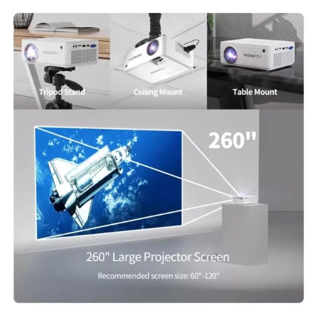 Projetor Wewatch V10 8500 Lumens Led 1080p - Foto 6