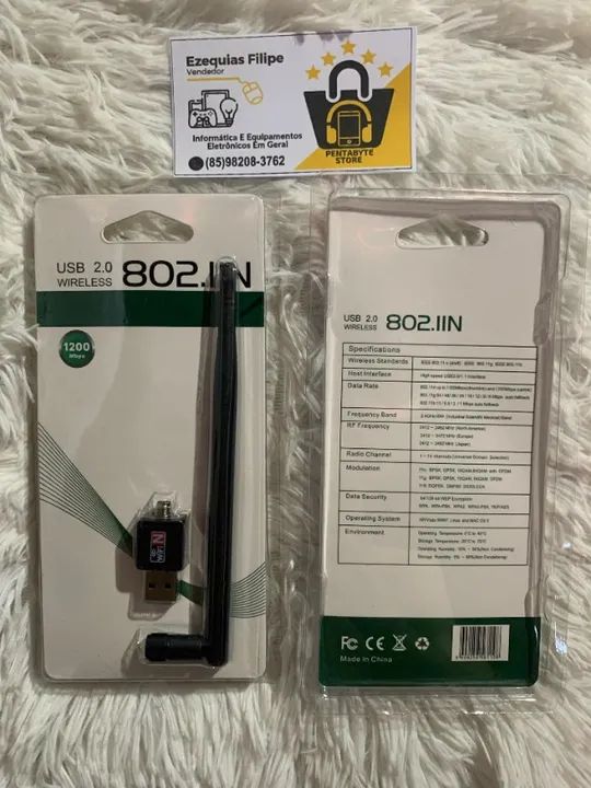 Adaptador Wi-Fi USB Novo Imperdível! - Foto 3