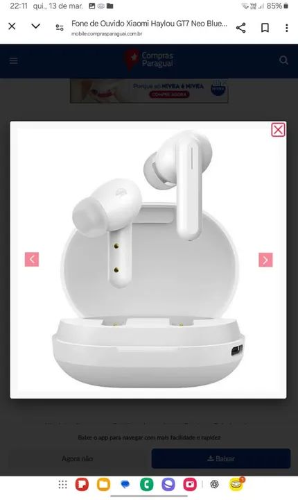 Fone de Ouvido Xiaomi Haylou GT7 Neo Bluetooth original  - Foto 2